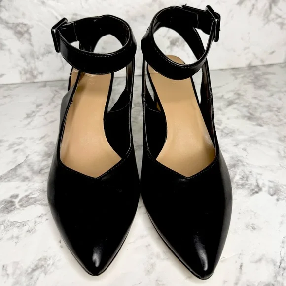 New black ankle strap heels size 7 pumps - Picture 3 of 4